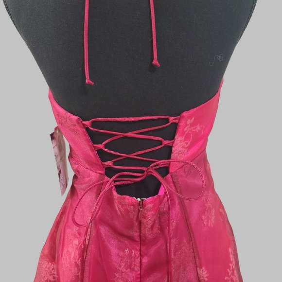 NEW 5 Piece Jewellery & Vintage Pink Sparkle BARBIE Princess Prom Dress Costume - Picture 7 of 16